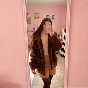 garage teddy bear jacket coat